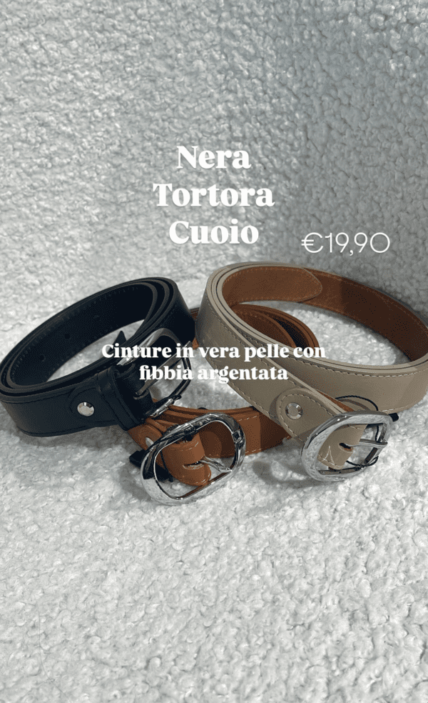 Cintura vera pelle