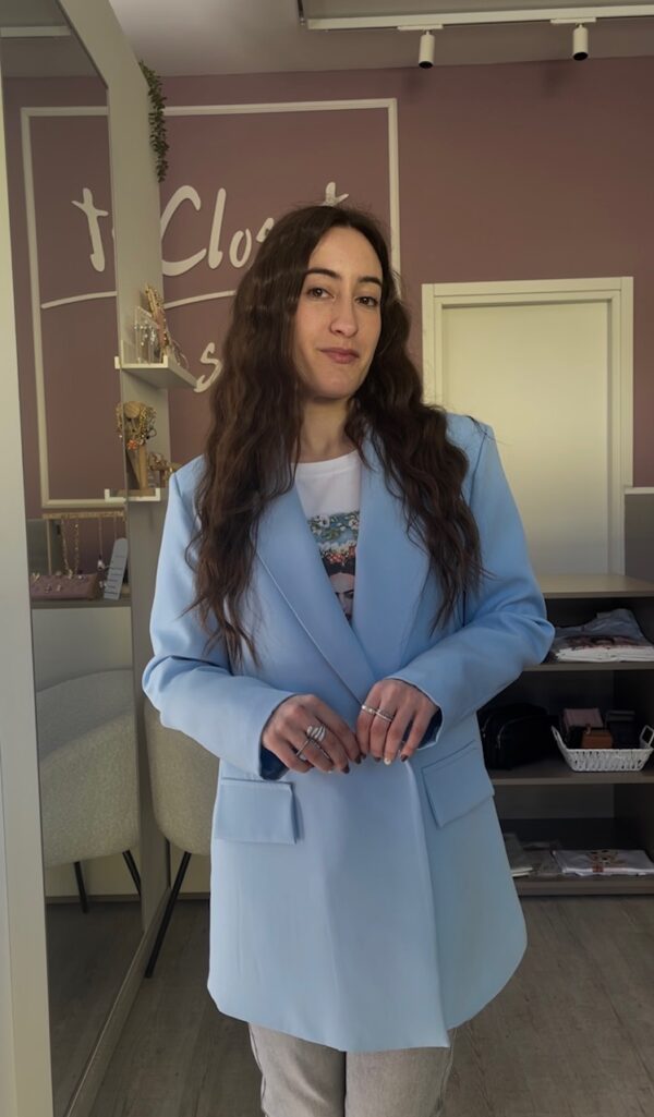 Blazer Vittoria celeste
