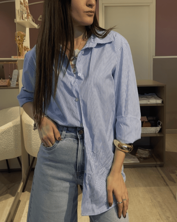 Camicia righe 'No vabbè'