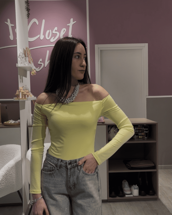Body collarino giallo