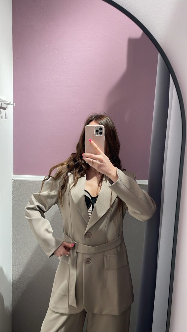 Giacca Selene tortora