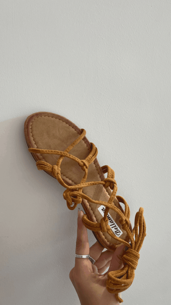 Sandalo schiava camel