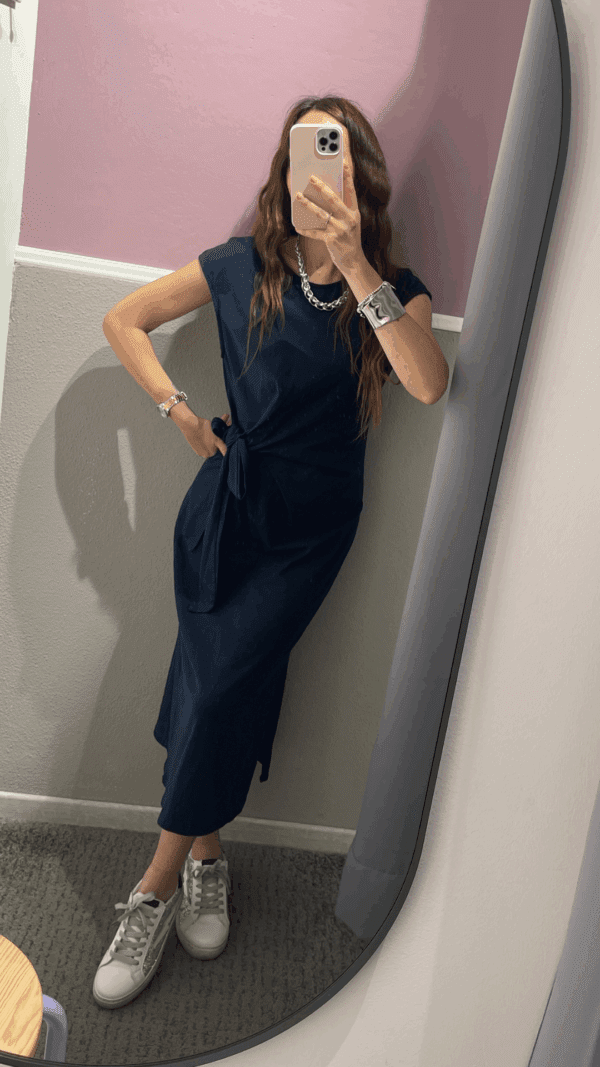 Abito nodo blu