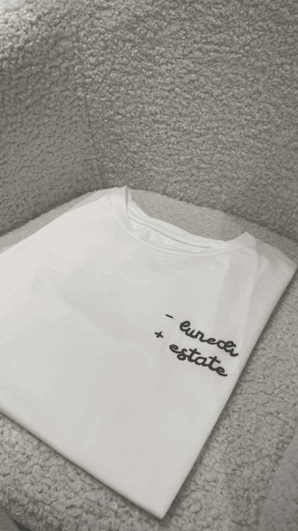 T-shirt '- lunedi + estate'